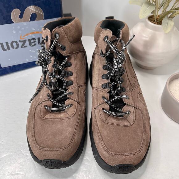 SAS Hi Country-Y Hiking Leather Water Resistant Boot Almond Brown Men 12M - Picture 5 of 11